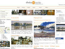 Tablet Screenshot of dhakaartcenter.org